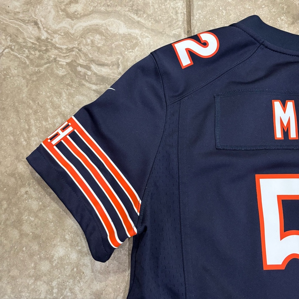Nike Women’s Chicago Bears Khalil Mack Navy 100th Season On field‎ Jersey sz L - Picture 11 of 14